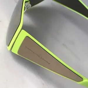 Kim Kardashian West x Carolina Lemke Gemini Sunglasses Neon Lime Kim Kardashian West | Accessories | Kim Kardashian West X  main image 3